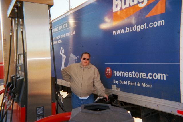Fillin' up the movin' van