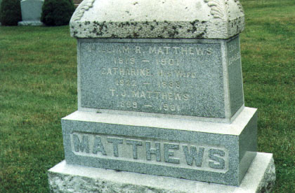 William R. Matthews and wife Catharine