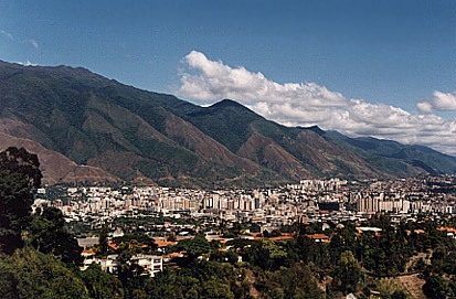 Caracas and Mount Avila