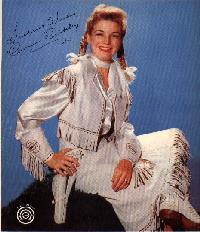 Gail Davis autographed picture donated by Robert Booth