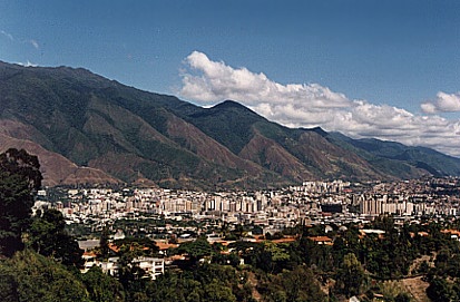 Caracas and Mount Avila